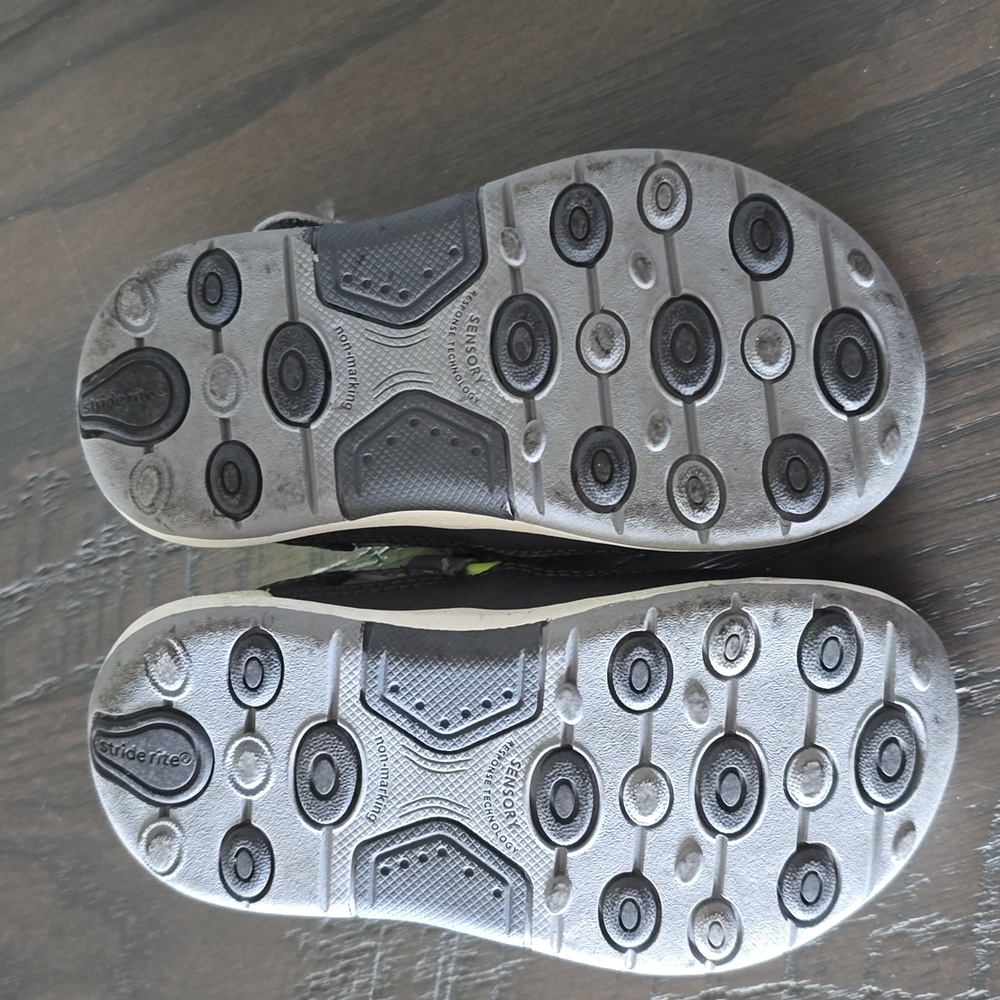 Stride Rite Little Kid SRT/Surf Grey/Camo Sneaker Sandals - Picture 3 of 5